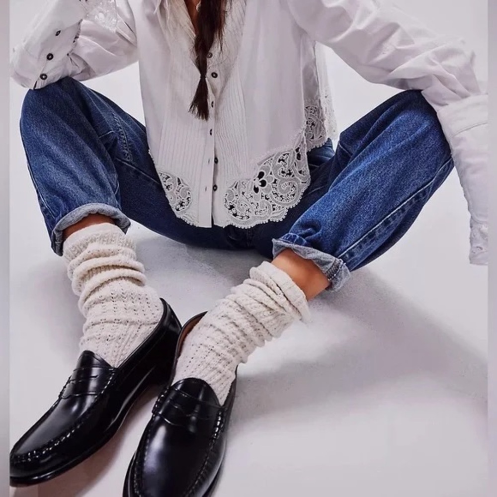 G.H. Bass & Co. Weejuns black leather penny loafers Classic size 7.5 D